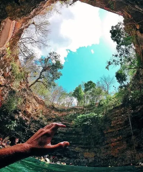 tour de cenotes cerca de chichén itzá xcajum