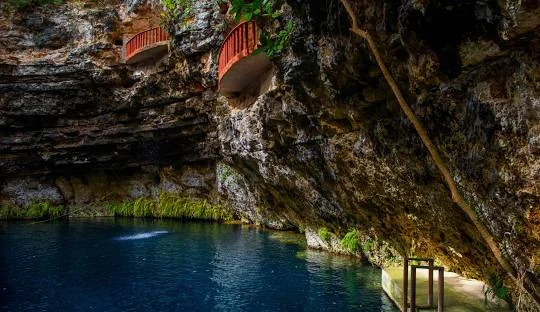 parque ecoturístico cenote xcajum entrada