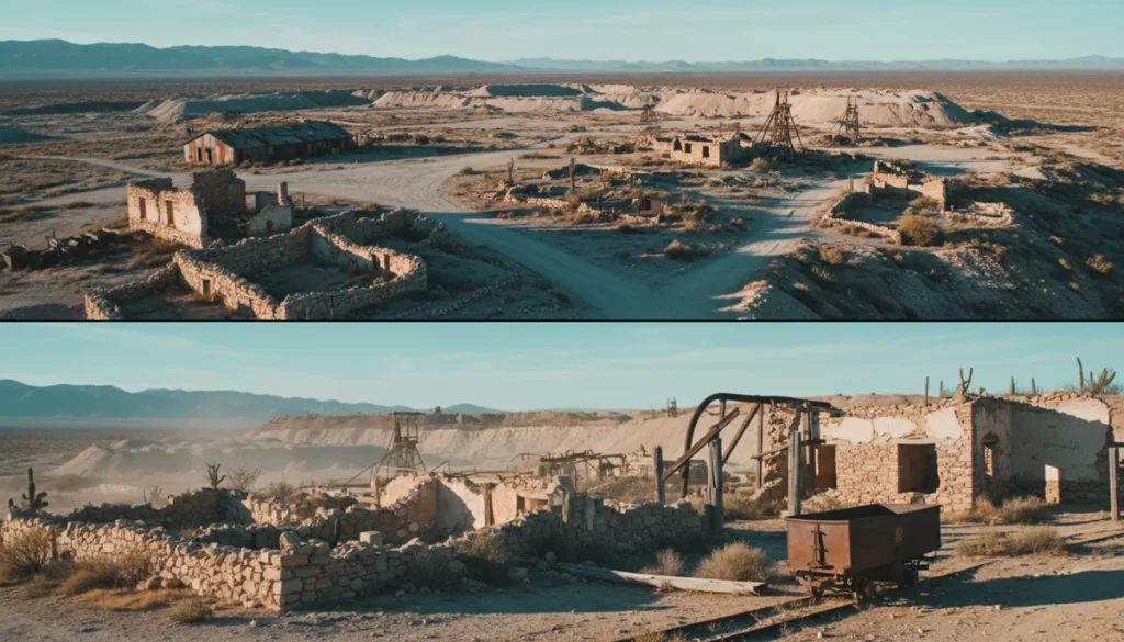 Ruinas de las minas de plata abandonadas en Real de Catorce