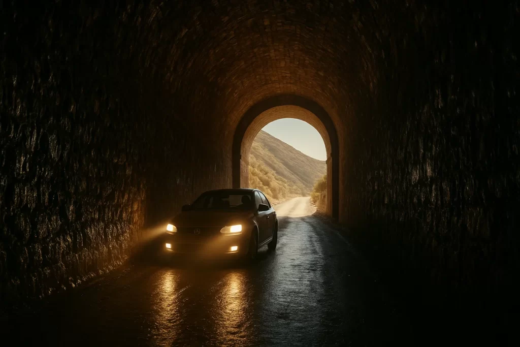 Túnel Ogarrio, entrada principal a Real de Catorce a través de la montaña
