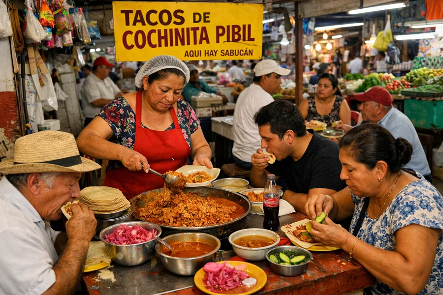 Comer barato en Mérida en mercados y loncherías