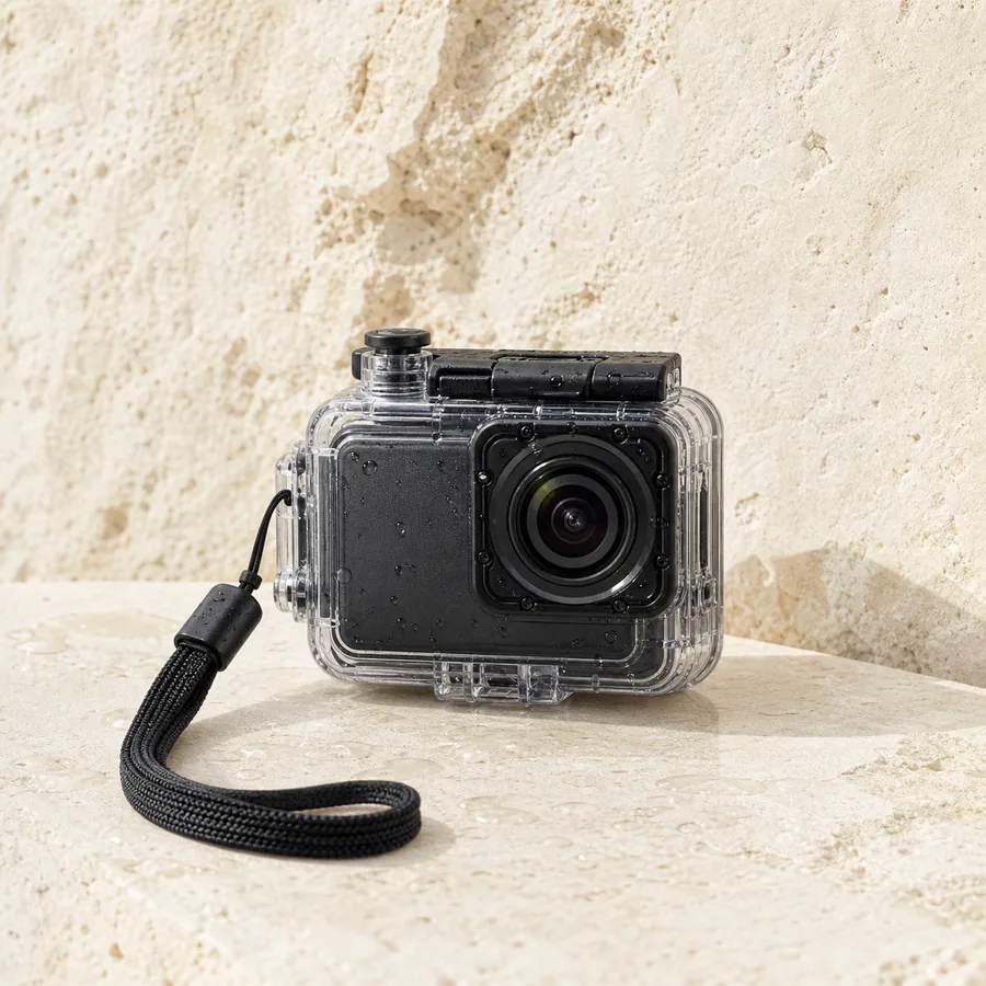 Cámara acuática para tomar fotos en cenotes
