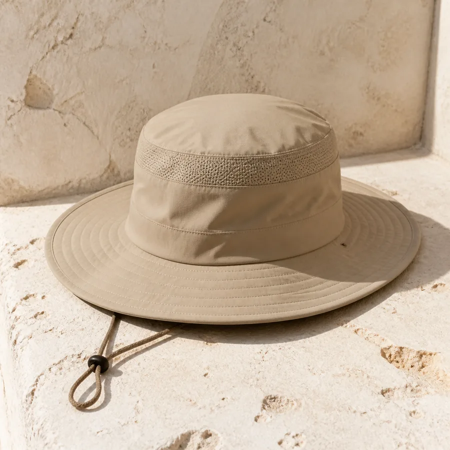 Sombrero de ala ancha para protegerse del sol