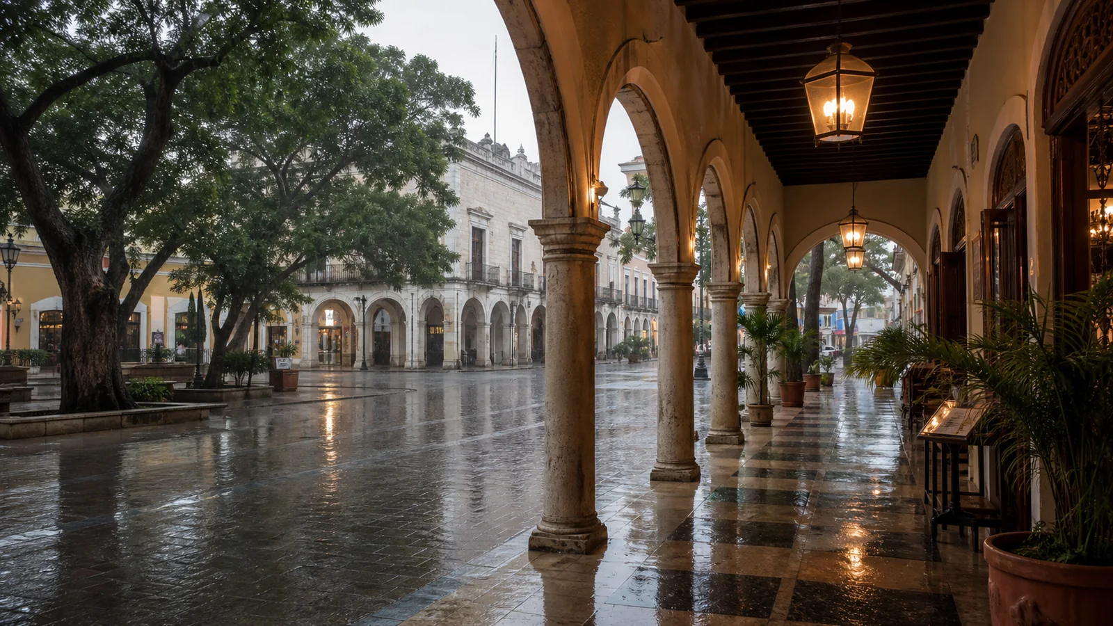 Qué hacer en Mérida cuando llueve: centro histórico bajo techo