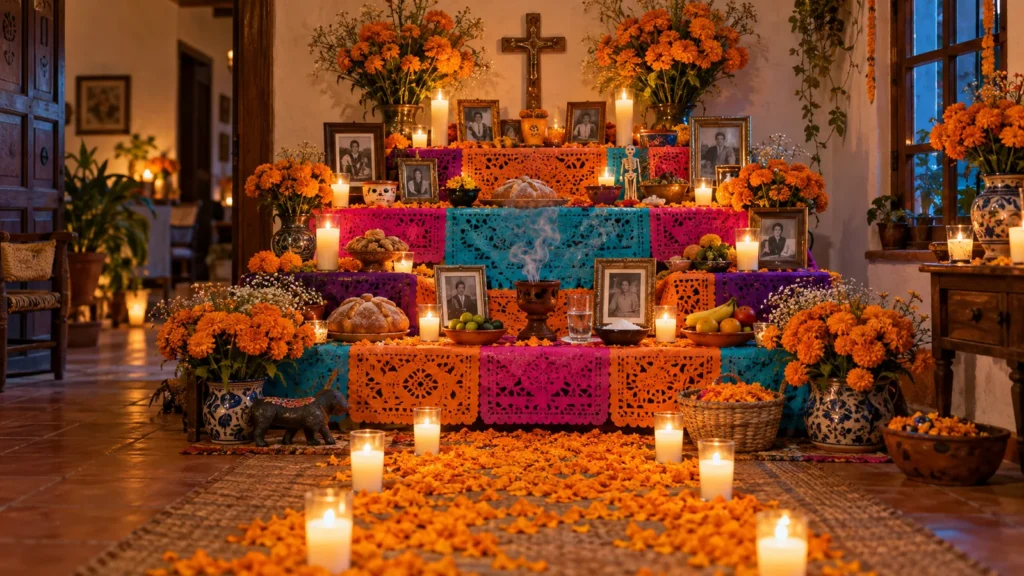 Ofrenda de Día de Muertos en México 2026